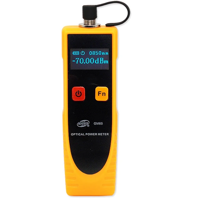 Измеритель оптической мощности Benetech GM65 (-70 дБм~+6 дБм) для оптоволоконных сетей CATV
Измеритель оптической мощности Benetech GM65 (-70 дБм~+6 дБм) для оптоволоконных сетей CATV