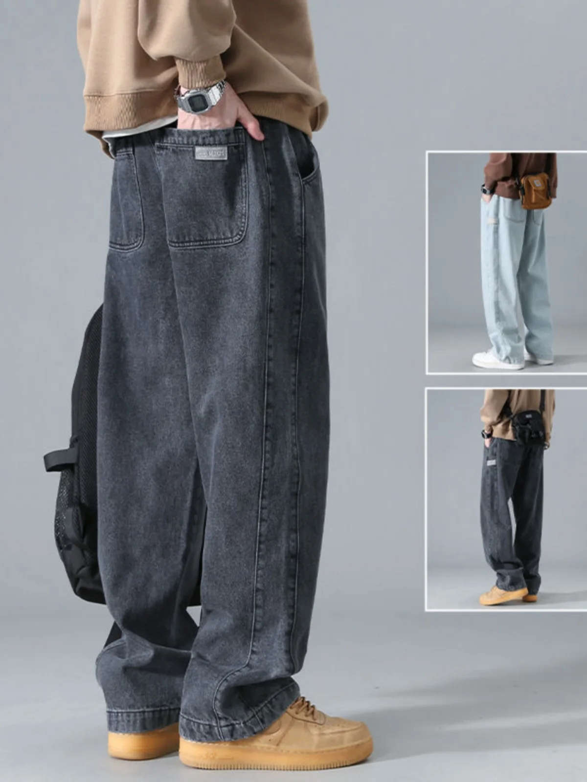 Clara Vintage American Sle Men's Jeans High Street Straight Leg Wide Leg Loose Fit Casual Cotton Denim Spring Autumn
Clara Vintage American Sle Men's Jeans High Street Straight Leg Wide Leg Loose Fit Casual Cotton Denim Spring Autumn