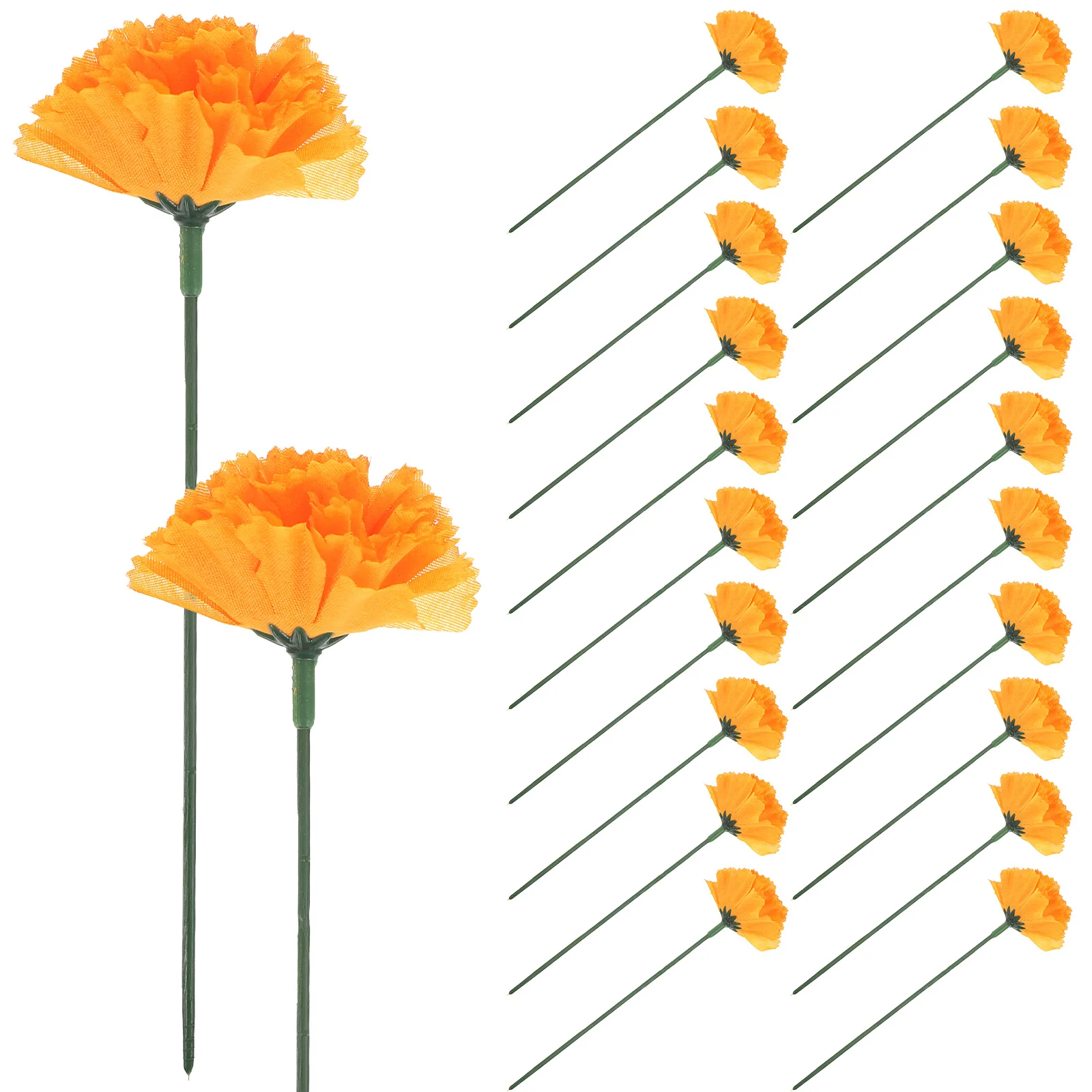 1 Set Artificial Marigold Flowers 30 Orange Heads 2 Inch 30 Stems 6 Inch Realistic Faux Marigold Garland for Temple Wedding
1 Set Artificial Marigold Flowers 30 Orange Heads 2 Inch 30 Stems 6 Inch Realistic Faux Marigold Garland for Temple Wedding