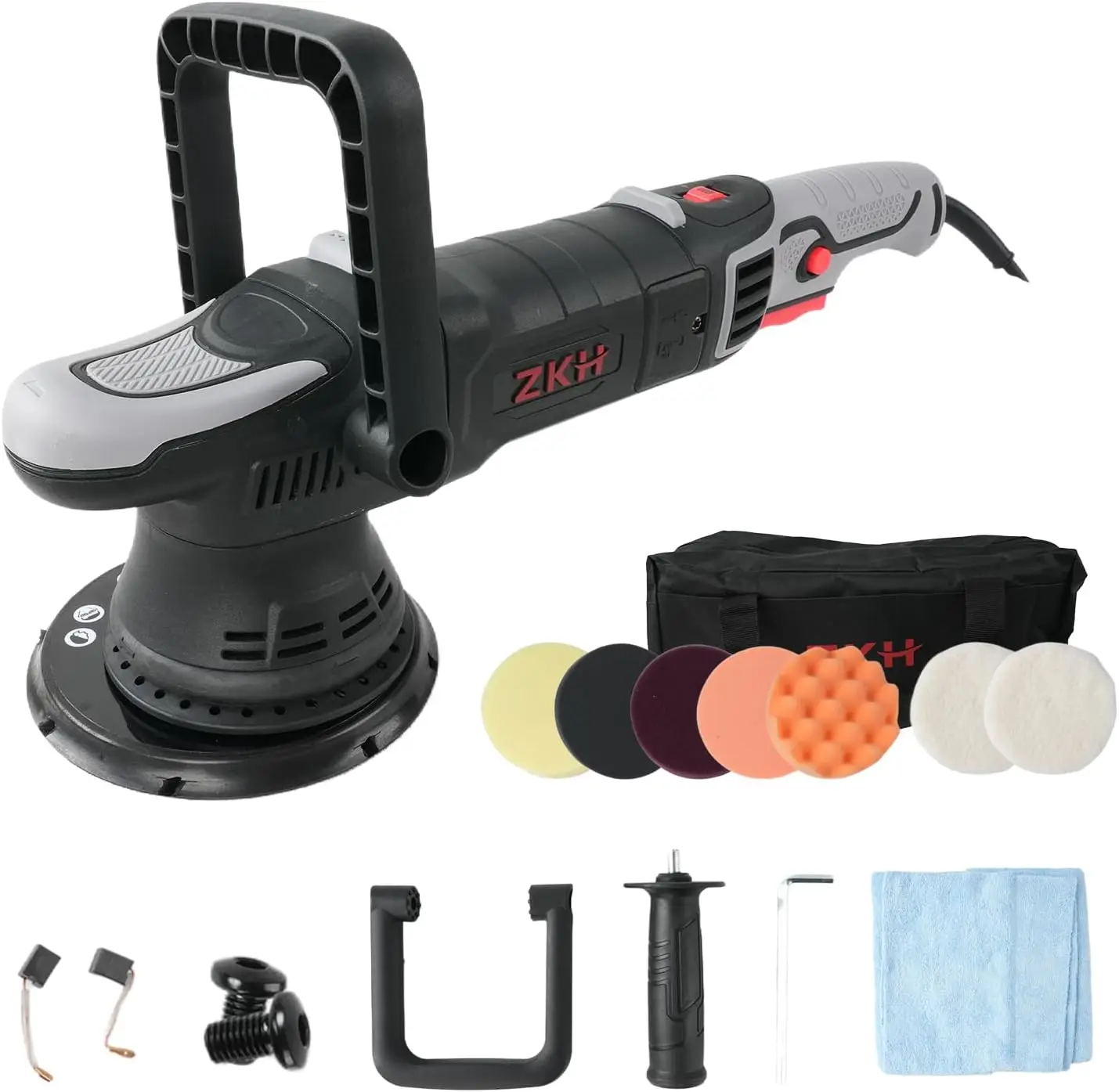 6 Inch Dual Action Car Buffer Polisher Kit, 1000W 4800OPM Orbital Polisher for Car Detailing and Waxing
6 Inch Dual Action Car Buffer Polisher Kit, 1000W 4800OPM Orbital Polisher for Car Detailing and Waxing