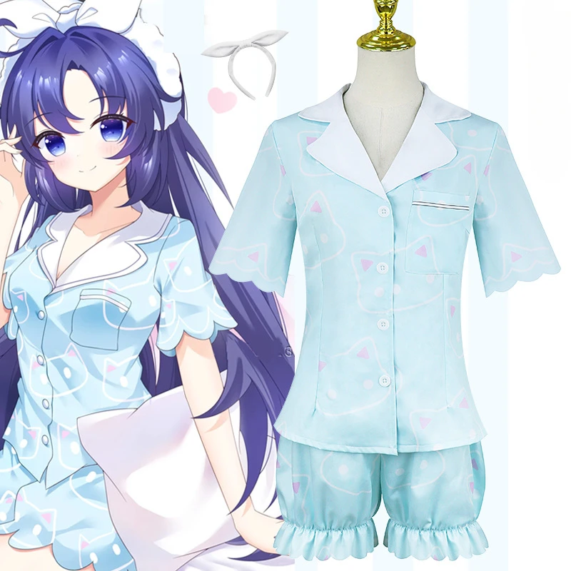 Game Anime Character Cosplay Costume Yuka Hayase Same Anime Cosplay Printed Summer Pajama Set
Game Anime Character Cosplay Costume Yuka Hayase Same Anime Cosplay Printed Summer Pajama Set