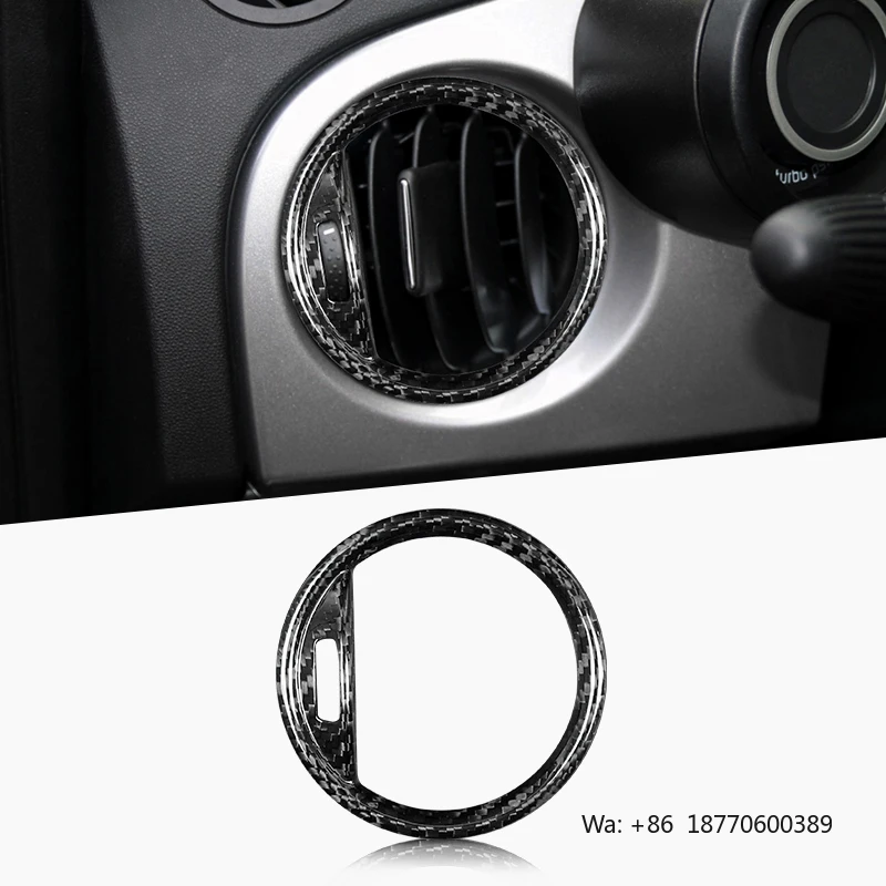 ShaSha Carbon Fiber Interior Accessories Air Conditioning Outlet Frame for Fiat 500 2015 2016 2017 2018 2019
ShaSha Carbon Fiber Interior Accessories Air Conditioning Outlet Frame for Fiat 500 2015 2016 2017 2018 2019