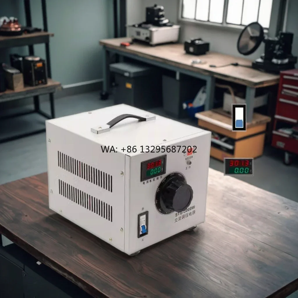 Wholesale STG 3KVA LCD Display Adjustable Power Transformer 0-300V Variac for Foam Cutter Voltage Regulator 50/60 Hz Frequency
Wholesale STG 3KVA LCD Display Adjustable Power Transformer 0-300V Variac for Foam Cutter Voltage Regulator 50/60 Hz Frequency