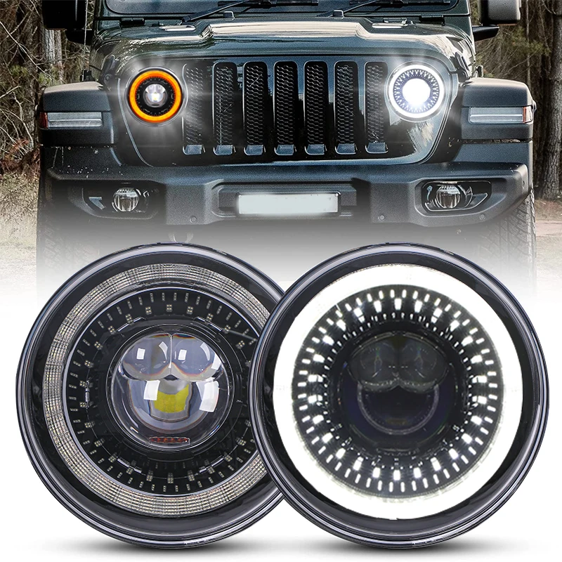 7 Inch LED Headlights Filed 4x4 Turn Signal Round HeadLight for Land Rover Defender Lada Niva 4X4 Uaz Hunter Mazda Miata MX5
7 Inch LED Headlights Filed 4x4 Turn Signal Round HeadLight for Land Rover Defender Lada Niva 4X4 Uaz Hunter Mazda Miata MX5