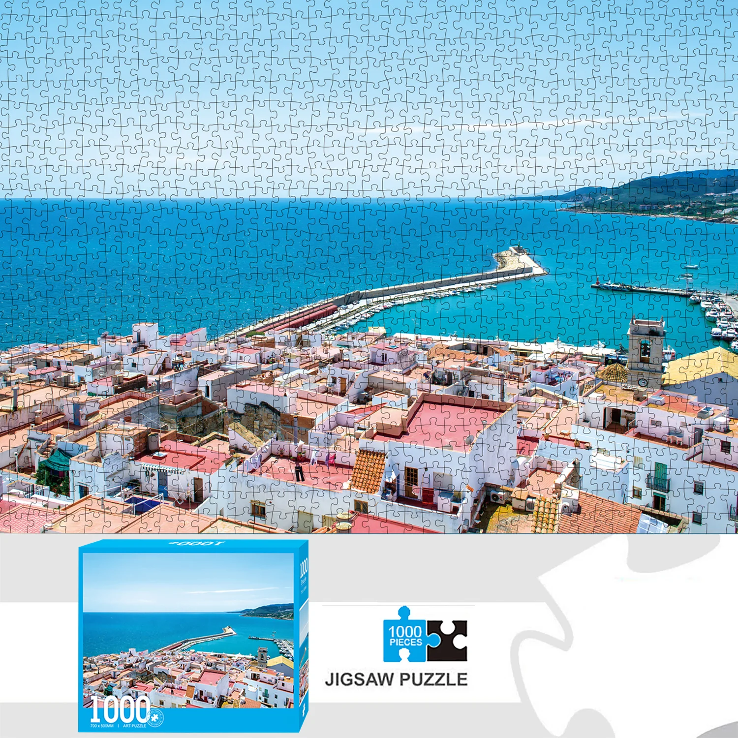 1000 Pieces Jigsaw Puzzles Peniscola Adults Jigsaw Puzzle 70cmX50cm(27.5inchX19.7inch) Large Puzzle Toys Gift
1000 Pieces Jigsaw Puzzles Peniscola Adults Jigsaw Puzzle 70cmX50cm(27.5inchX19.7inch) Large Puzzle Toys Gift