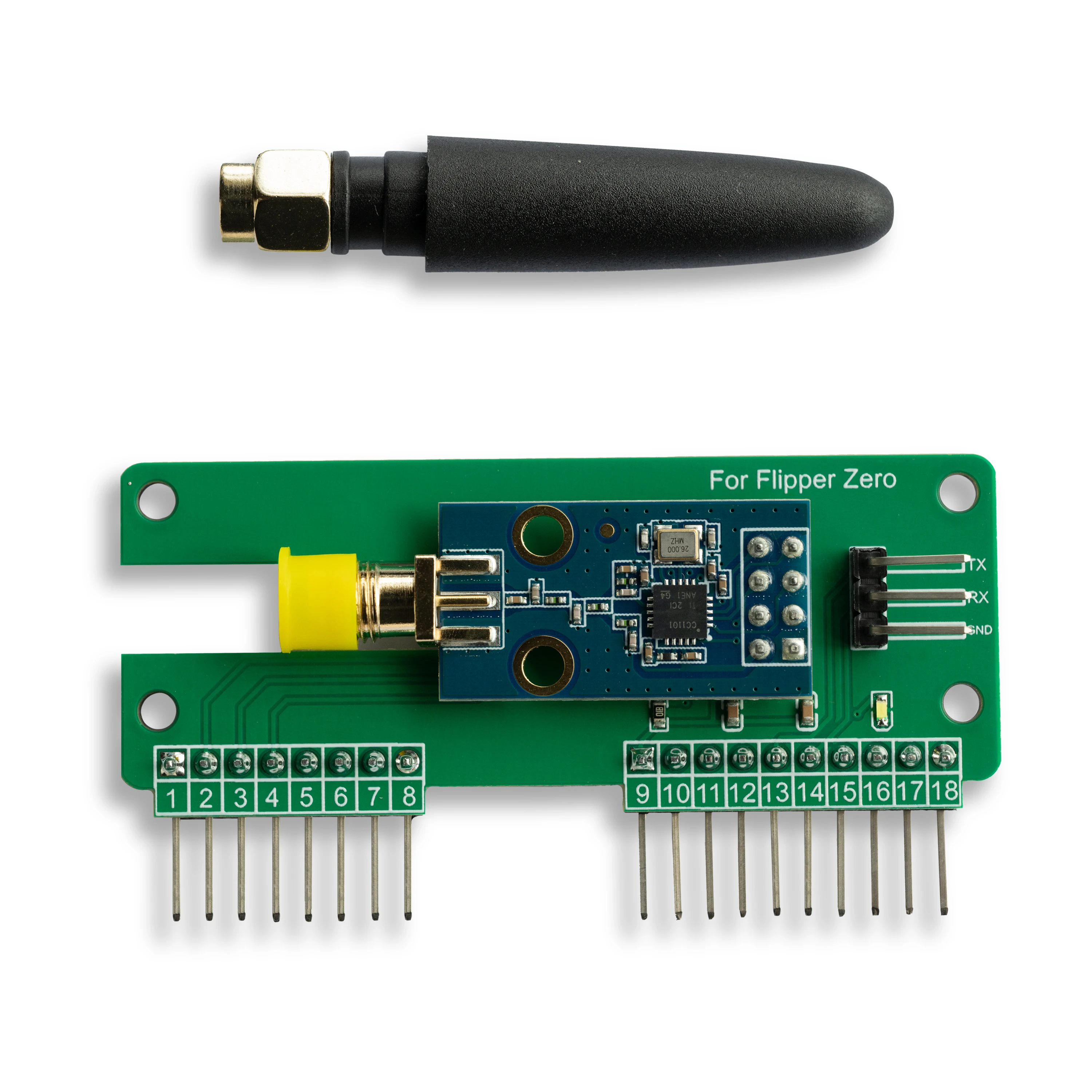 For Flipper Zero WiFi CC1101 SubGhz 433Mhz Development Board GPIO CC1101 Mouse Module For Flipper Zero Modification
For Flipper Zero WiFi CC1101 SubGhz 433Mhz Development Board GPIO CC1101 Mouse Module For Flipper Zero Modification