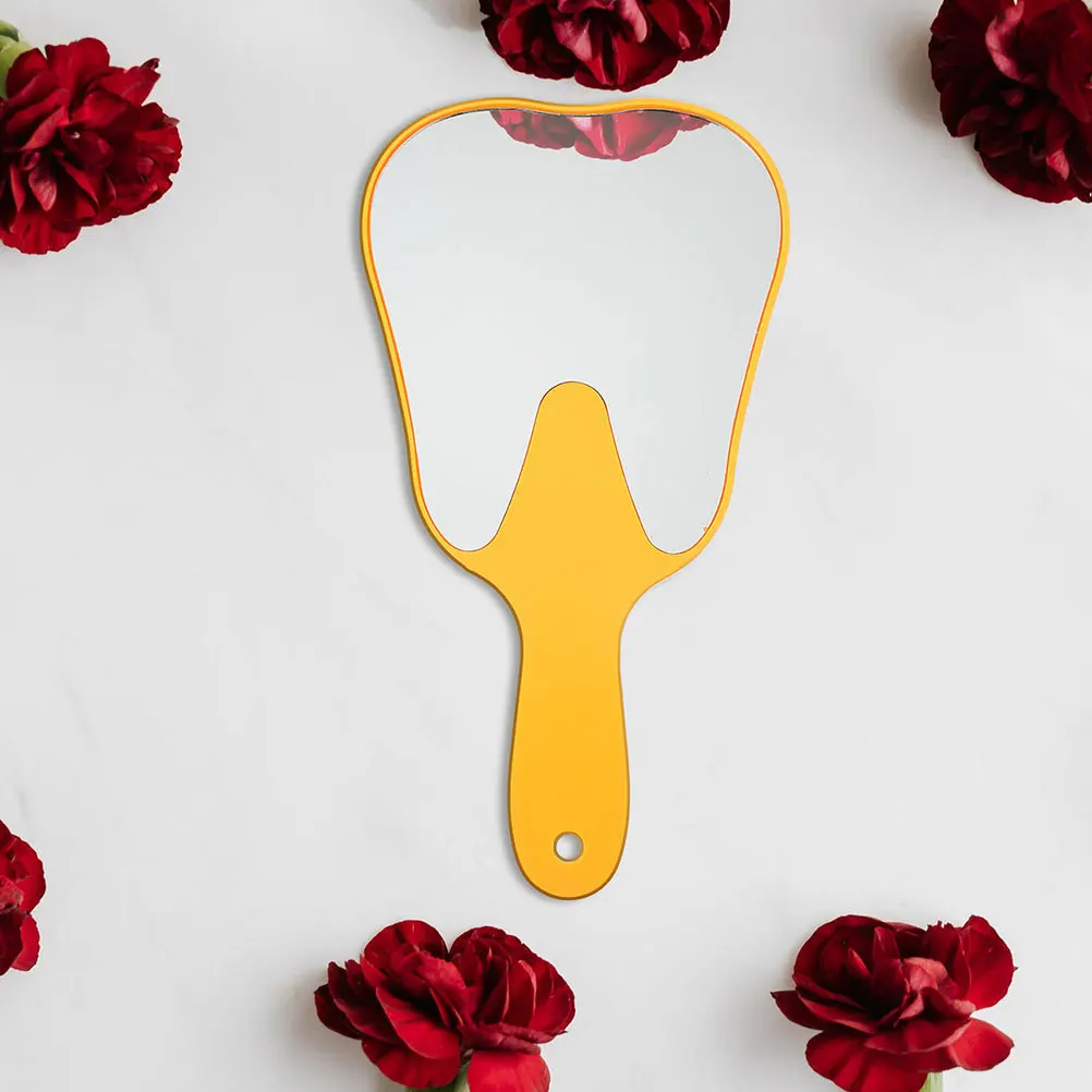 2Pcs Handheld Makeup Mirrors Tooth Shape Portable Compact Mirror Practical Vanity Mirror for Women Dental Mirrors
2Pcs Handheld Makeup Mirrors Tooth Shape Portable Compact Mirror Practical Vanity Mirror for Women Dental Mirrors