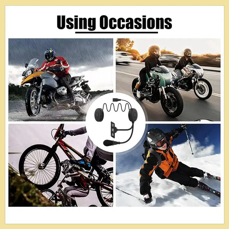 High Quality 1Set Bluetooth 5.2 Motorcycle Helmet Stereo Music Player Headphone Noise Reduction Earphone
High Quality 1Set Bluetooth 5.2 Motorcycle Helmet Stereo Music Player Headphone Noise Reduction Earphone