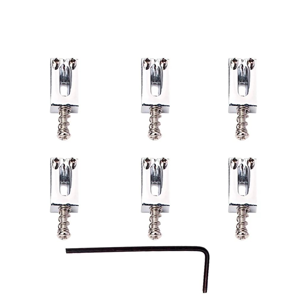 6pcs Flat Saddle Set Replacement For Style Guitar Parts Zinc Alloy Durable Bridge Saddles Compatible With Center Intonation
6pcs Flat Saddle Set Replacement For Style Guitar Parts Zinc Alloy Durable Bridge Saddles Compatible With Center Intonation