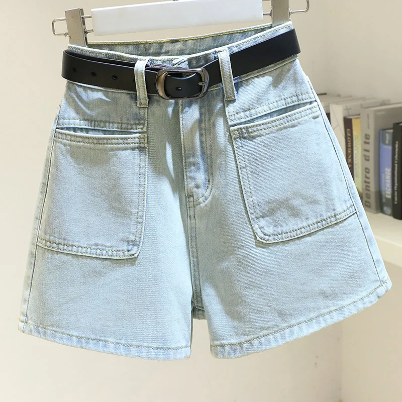 Light Blue Denim Shorts Women's High Waisted Summer 2025 New Design Sense A-line Wide Leg Hot Short Pants Girls Streetwear
Light Blue Denim Shorts Women's High Waisted Summer 2025 New Design Sense A-line Wide Leg Hot Short Pants Girls Streetwear