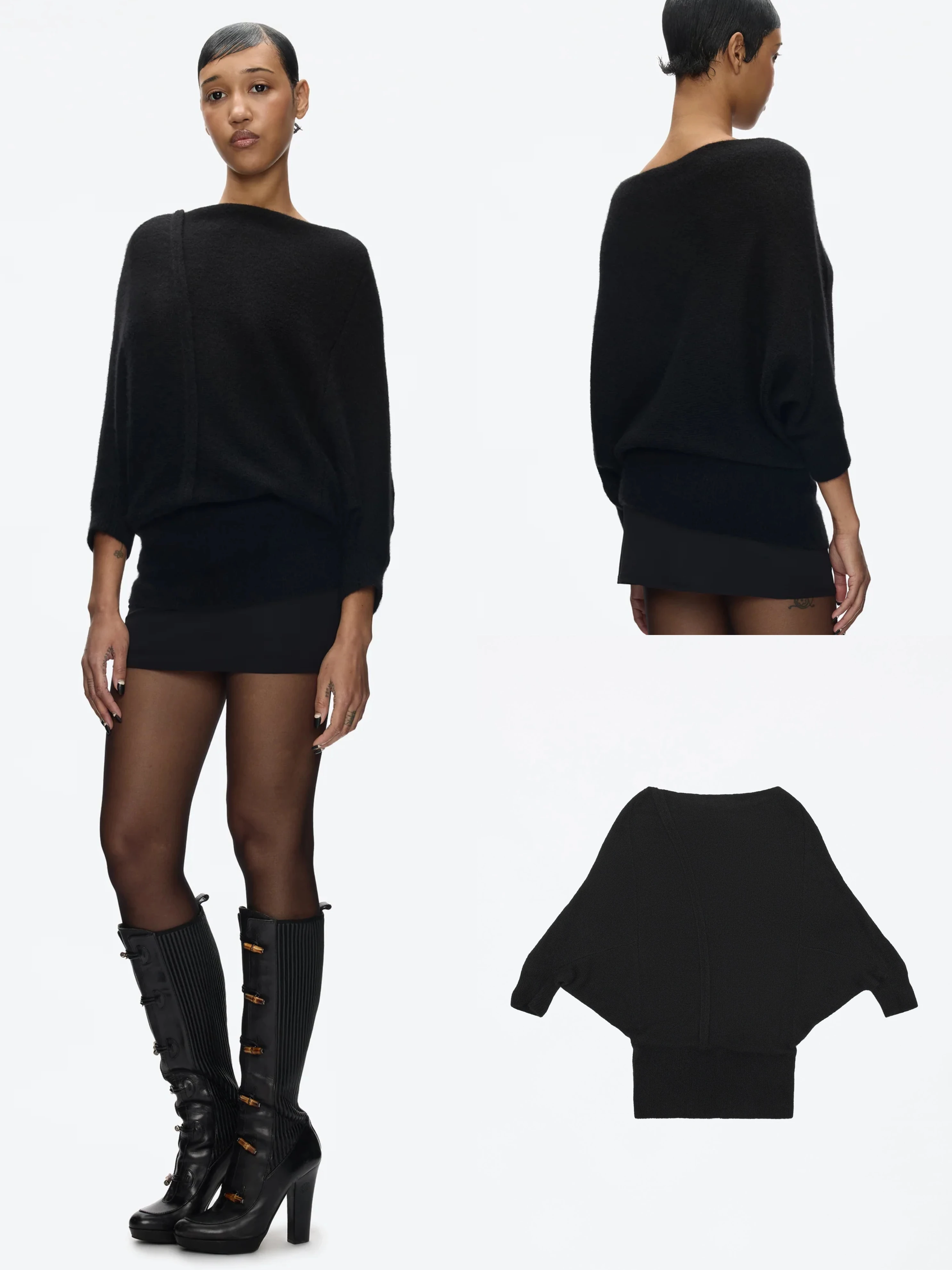 Майка Осень и зима Вязаный свитер с рукавами «летучая мышь» Свободный пуловер Шерстяной свитер Осенний теплый черный длинный кашемировый топ Зимний шерстяной свитер с длинными рукавами Повседневный модный свитер Облегающая юбка
Майка Осень и зима Вязаный свитер с рукавами «летучая мышь» Свободный пуловер Шерстяной свитер Осенний теплый черный длинный кашемировый топ Зимний шерстяной свитер с длинными рукавами Повседневный модный свитер Облегающая юбка