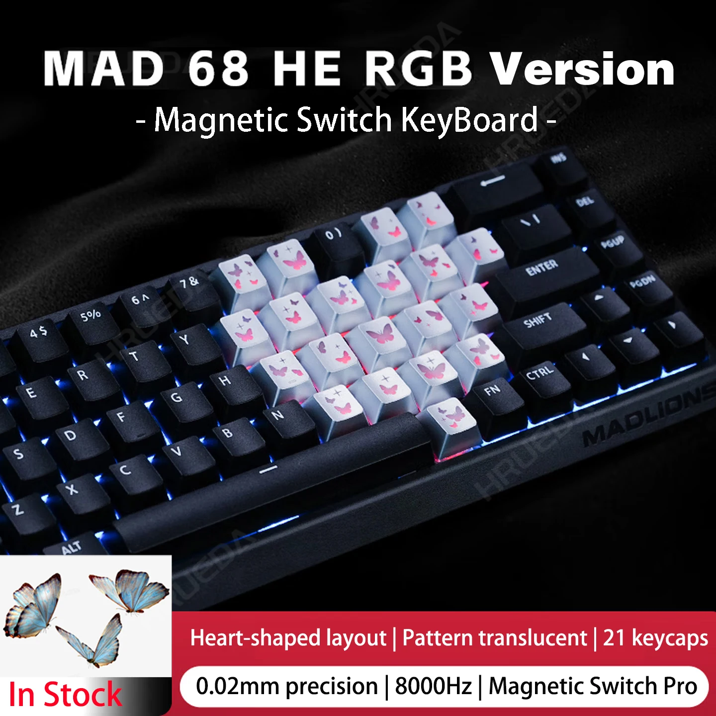 Механическая клавиатура MADLIONS Mad 60 68 HE Mad 68 R Mad 68 Pro с магнитными переключателями, проводная, RGB, с возможностью горячей замены, 8 кГц, настраиваемая, для геймеров
Механическая клавиатура MADLIONS Mad 60 68 HE Mad 68 R Mad 68 Pro с магнитными переключателями, проводная, RGB, с возможностью горячей замены, 8 кГц, настраиваемая, для геймеров
