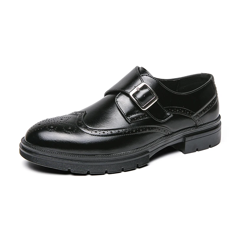 Cross-border plus-size brogues men's size 38-46 business formal buckle platform elevation Dad shoes Driving shoes
Cross-border plus-size brogues men's size 38-46 business formal buckle platform elevation Dad shoes Driving shoes
