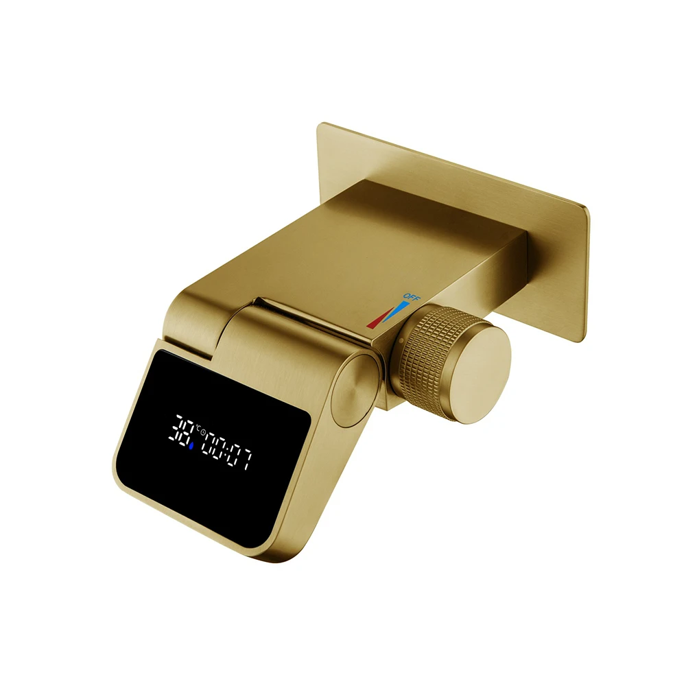 Chrome Bathroom Faucet Brass Single Hot and Cold Concealed mixer Intelligence LED Digital Display Foldable Bathroom Sink Faucets
Chrome Bathroom Faucet Brass Single Hot and Cold Concealed mixer Intelligence LED Digital Display Foldable Bathroom Sink Faucets