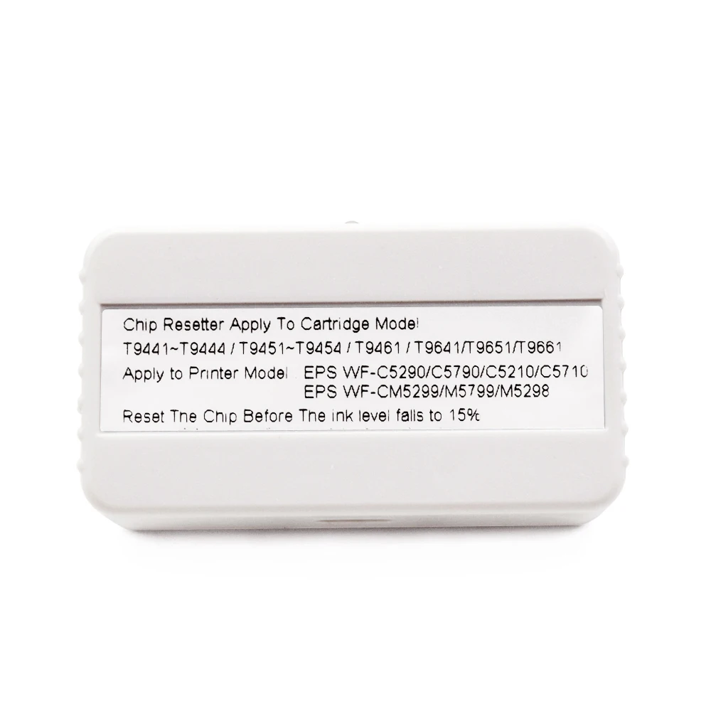 Europe T944 T945XL T946XXL Cartridge Chip Resetter for Epson WorkForce Pro WF- C5710 WF- C5790 WF-C5210 WF-C5790 Printer
Europe T944 T945XL T946XXL Cartridge Chip Resetter for Epson WorkForce Pro WF- C5710 WF- C5790 WF-C5210 WF-C5790 Printer