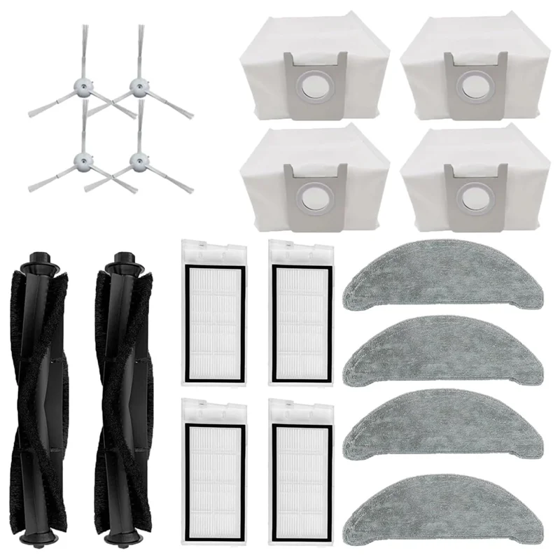 A02F-For Roidmi Eve Plus SDJ01RM, XCLEA H30 Plus / H40 Plus Vacuum Cleaner Main Side Brush Hepa Filter Mop Cloth Dust Bags
A02F-For Roidmi Eve Plus SDJ01RM, XCLEA H30 Plus / H40 Plus Vacuum Cleaner Main Side Brush Hepa Filter Mop Cloth Dust Bags