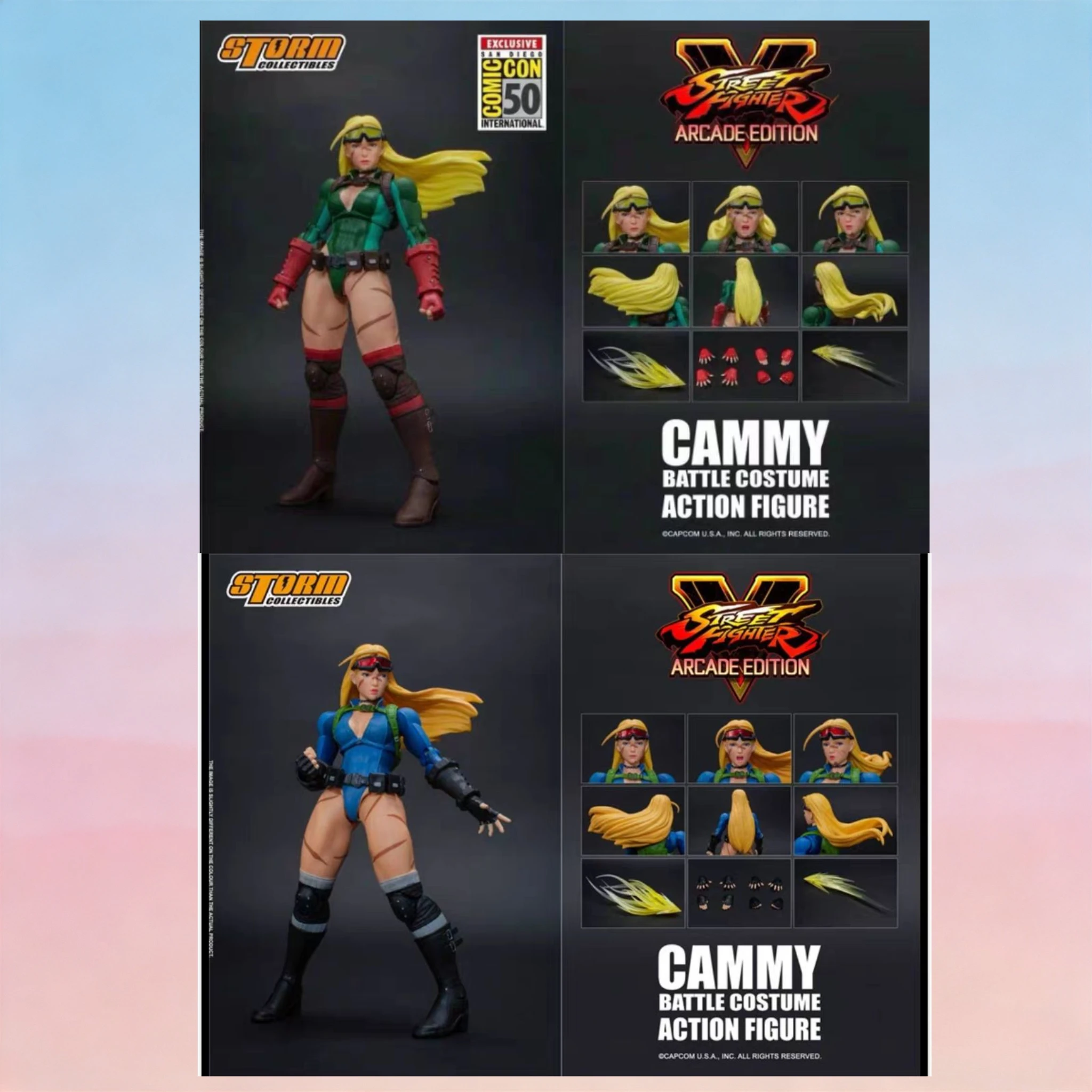 В наличии: Фигурка Storm Toys Street Fighter 5 Кэмми, лимитированная серия SDCC, масштаб 1/12, коллекционная модель, подарок
В наличии: Фигурка Storm Toys Street Fighter 5 Кэмми, лимитированная серия SDCC, масштаб 1/12, коллекционная модель, подарок