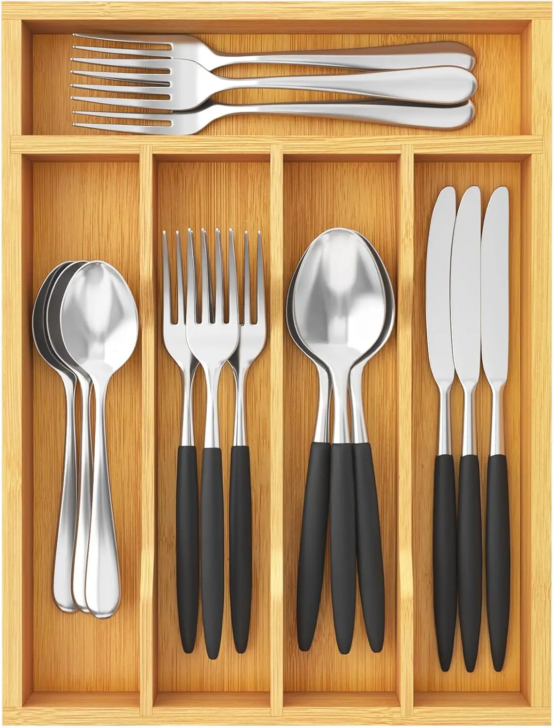 Silverware Drawer Organizer, Utensil Tray for Kitchen, Flatware and Cutlery Holder, Storage for
Silverware Drawer Organizer, Utensil Tray for Kitchen, Flatware and Cutlery Holder, Storage for