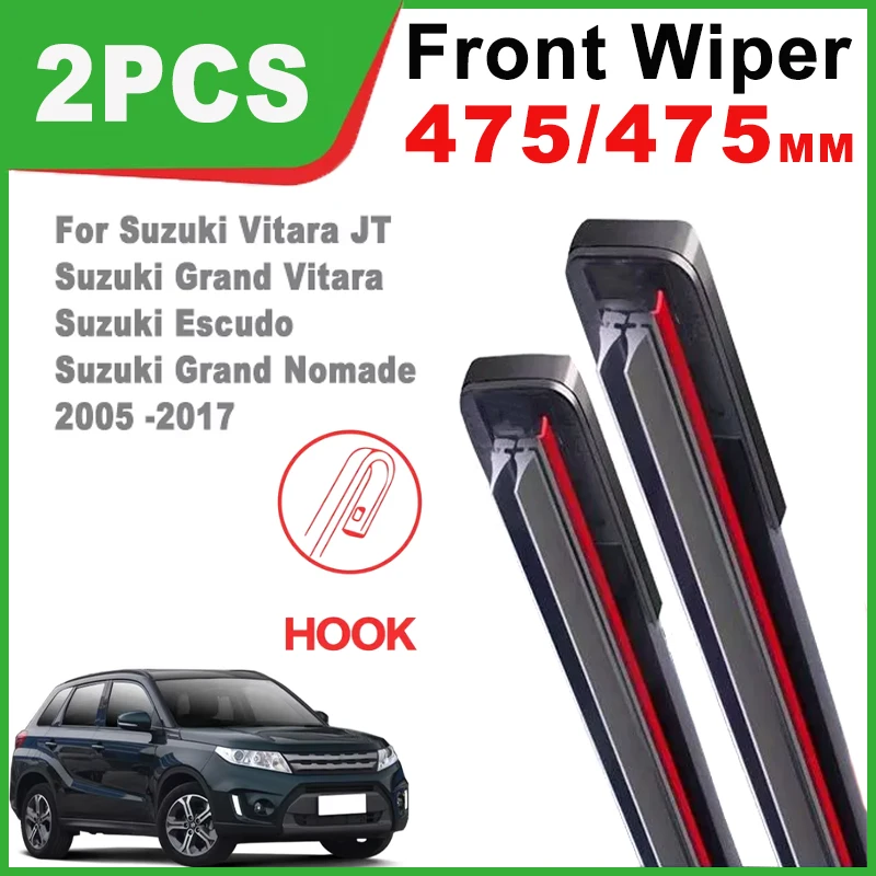 Wiper Blades For Suzuki Vitara Escudo Nomade Grand Vitara 2005-2017 Front Windshield Brushes Windscreen Car Accessory 19"+19"
Wiper Blades For Suzuki Vitara Escudo Nomade Grand Vitara 2005-2017 Front Windshield Brushes Windscreen Car Accessory 19"+19"