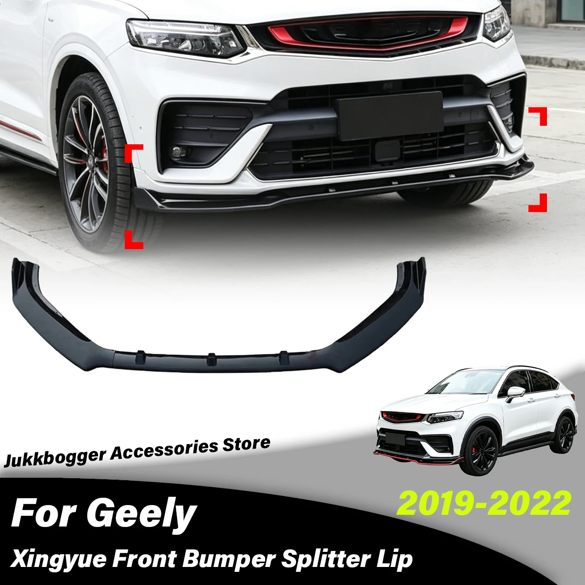 For Geely Xingyue 2019 2020 2021 2022 Automobile Front Bumper Lower Lip Protective Cover Splitter Modification Decoration Kit
For Geely Xingyue 2019 2020 2021 2022 Automobile Front Bumper Lower Lip Protective Cover Splitter Modification Decoration Kit