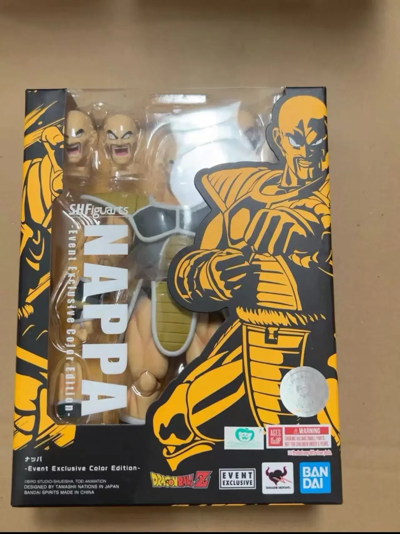Bandai SHF Dragon Ball Saiyan Naba NAPPA Special Color 2021 CJ Venue Limited
Bandai SHF Dragon Ball Saiyan Naba NAPPA Special Color 2021 CJ Venue Limited