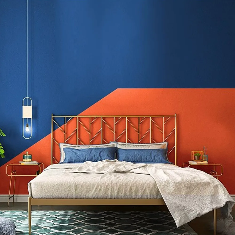 Modern Long Fiber Plain Solid Color Wall Paper Royal Blue Orange for Living Room Bedroom Background Non Woven Papel Contact
Modern Long Fiber Plain Solid Color Wall Paper Royal Blue Orange for Living Room Bedroom Background Non Woven Papel Contact