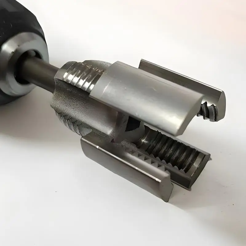 PVC Water Pipe Threader Carbon Steel Tap Cutting Opener Internal External Threading Tool for Electric Drill Plumbing Rethreading
PVC Water Pipe Threader Carbon Steel Tap Cutting Opener Internal External Threading Tool for Electric Drill Plumbing Rethreading