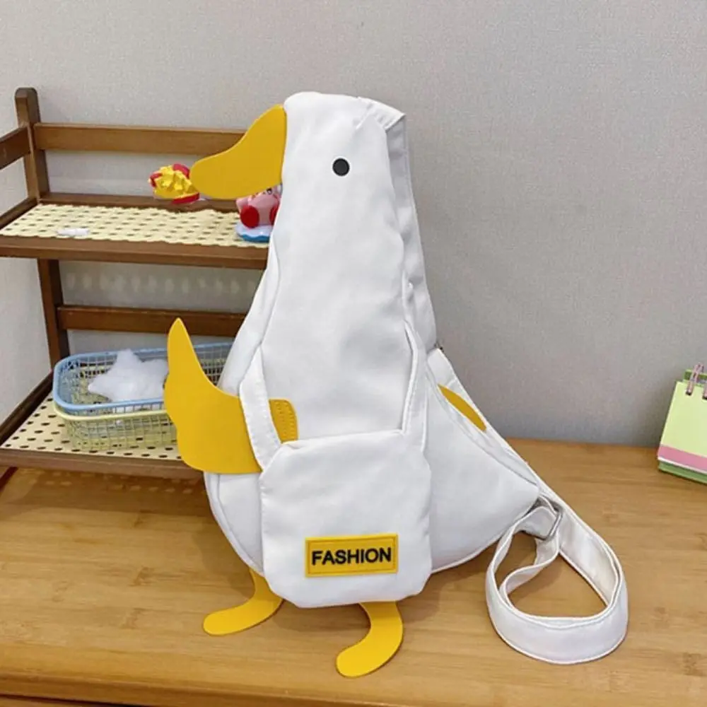 Creative Canvas Funny Duck Crossbody Bag Novetly Minority Design Duck Shoulder Bag Korean Style Cartoon Chest Bag Girls
Creative Canvas Funny Duck Crossbody Bag Novetly Minority Design Duck Shoulder Bag Korean Style Cartoon Chest Bag Girls