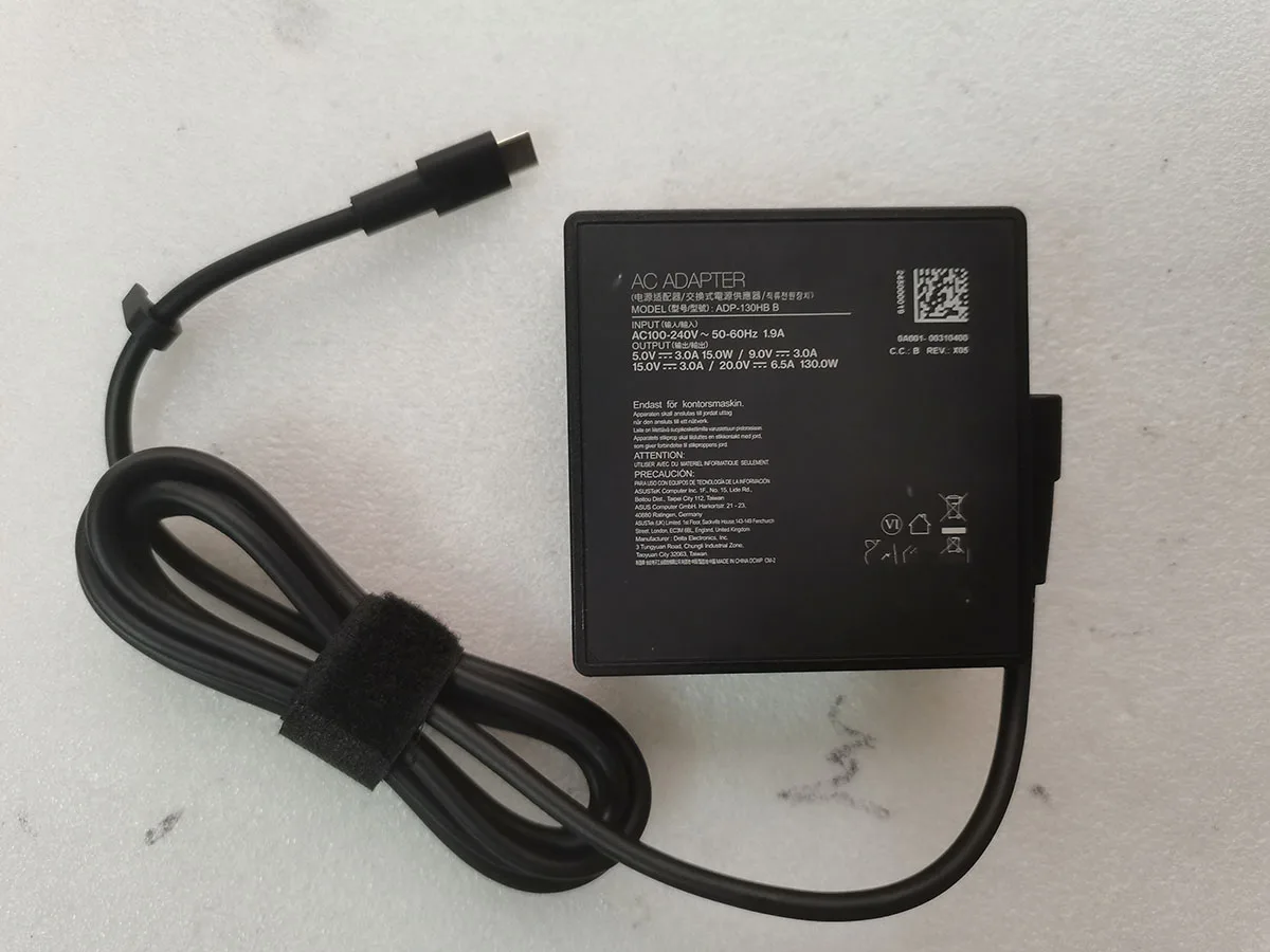 OEM 20V 6.5A 130W ADP-130HB B USB-C AC Adapter for ASUS ROG Flow Z-13 RTX4070 2023 Laptop Puryuan Original Charger 
OEM 20V 6.5A 130W ADP-130HB B USB-C AC Adapter for ASUS ROG Flow Z-13 RTX4070 2023 Laptop Puryuan Original Charger