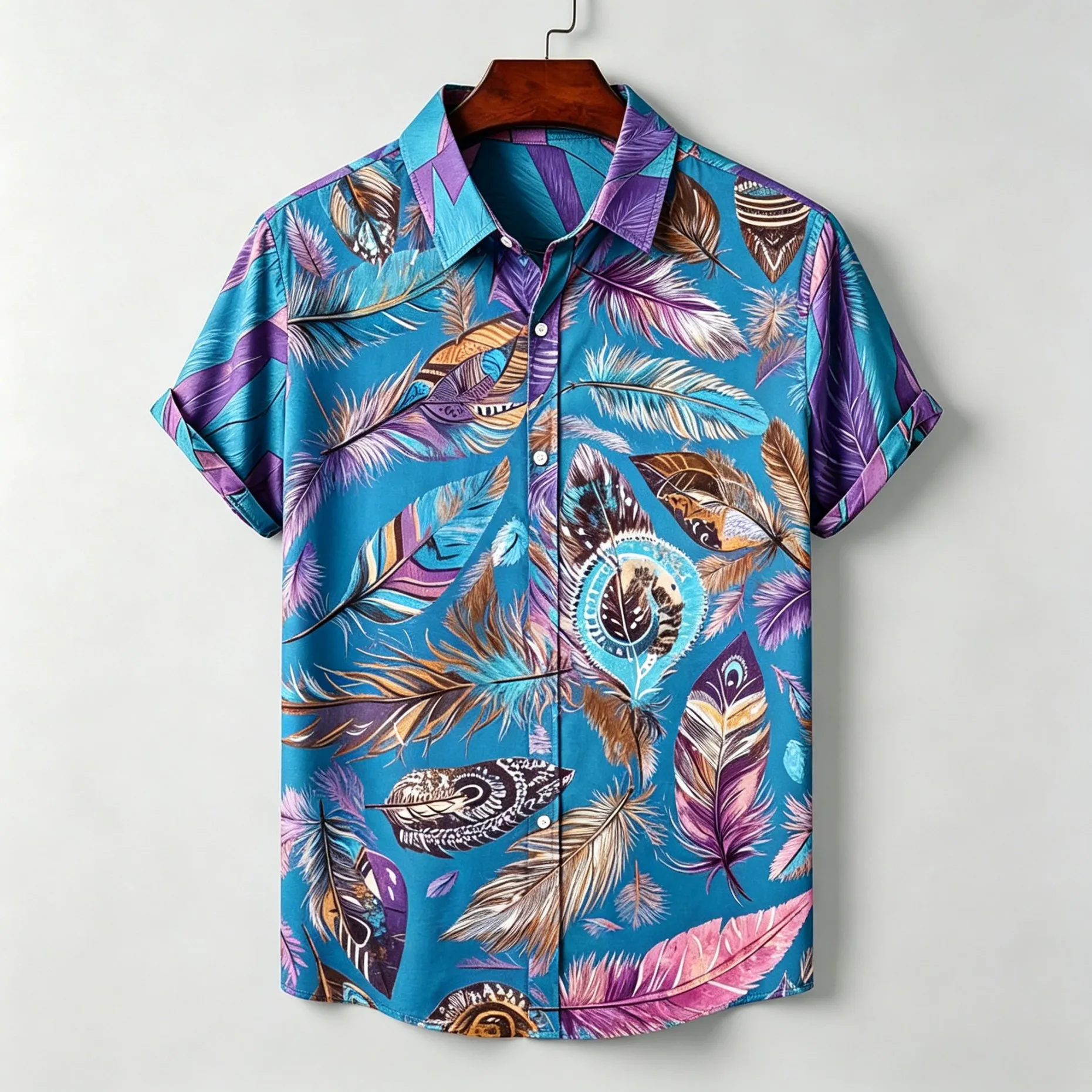 Men Retro Vacation Print Short Sleeve Button Up Shirt Fashion Casual Outfit For Party And Leisure Wear
Men Retro Vacation Print Short Sleeve Button Up Shirt Fashion Casual Outfit For Party And Leisure Wear