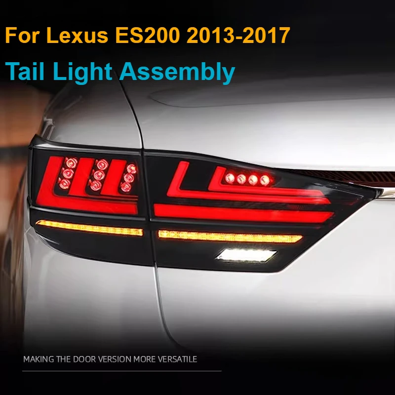 Для Lexus ES200 2013-2017 Обновление задних фонарей в сборе, светодиодные дневные ходовые огни, стоп-сигналы и последовательные указатели поворота
Для Lexus ES200 2013-2017 Обновление задних фонарей в сборе, светодиодные дневные ходовые огни, стоп-сигналы и последовательные указатели поворота