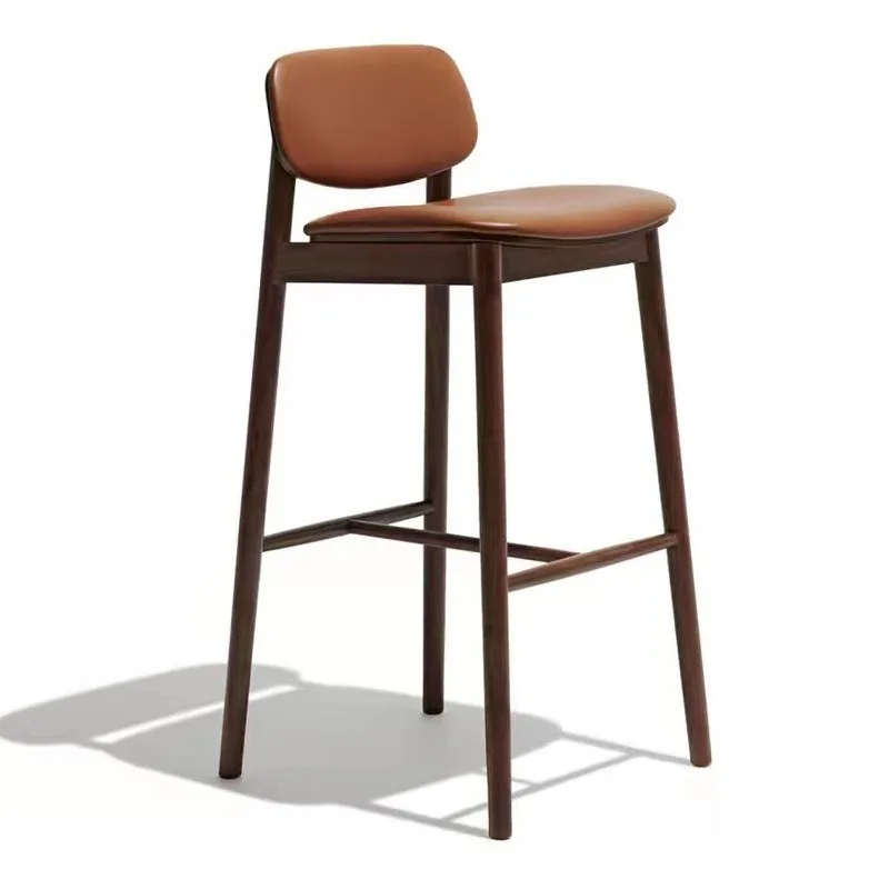 PurelyFeel Nordic solid wood bar chair designer simple bar stool back high stool front desk chair reception home island chair
PurelyFeel Nordic solid wood bar chair designer simple bar stool back high stool front desk chair reception home island chair
