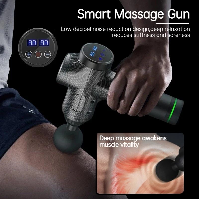 Professional grade LCD variable frequency electric fascia gun, home gym muscle relaxation high-frequency vibration massager
Professional grade LCD variable frequency electric fascia gun, home gym muscle relaxation high-frequency vibration massager