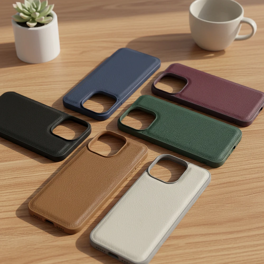 High-End Epsom Grain Leather Case Exquisite Craft Anti Drop Phone Cover For iPhone 16 16 Pro Max
High-End Epsom Grain Leather Case Exquisite Craft Anti Drop Phone Cover For iPhone 16 16 Pro Max
