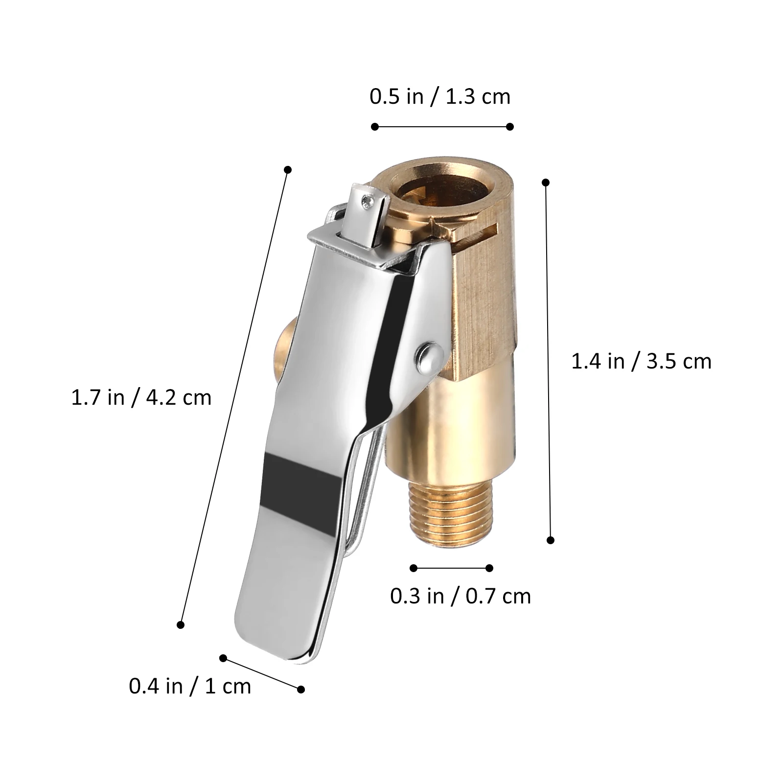 2pcs Tire Locking Tire Inflator Chuck Durable Copper High Stability Automotive Air Compressor Attachments Quick Clip Inflatable
2pcs Tire Locking Tire Inflator Chuck Durable Copper High Stability Automotive Air Compressor Attachments Quick Clip Inflatable