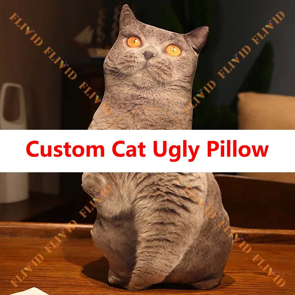 Custom 3D Pet Cat Ugly Pillow Personalized Creative Gift Sofa Throw Pillow Customized Dog Animals Pillow Animal Memorial Cushion
Custom 3D Pet Cat Ugly Pillow Personalized Creative Gift Sofa Throw Pillow Customized Dog Animals Pillow Animal Memorial Cushion