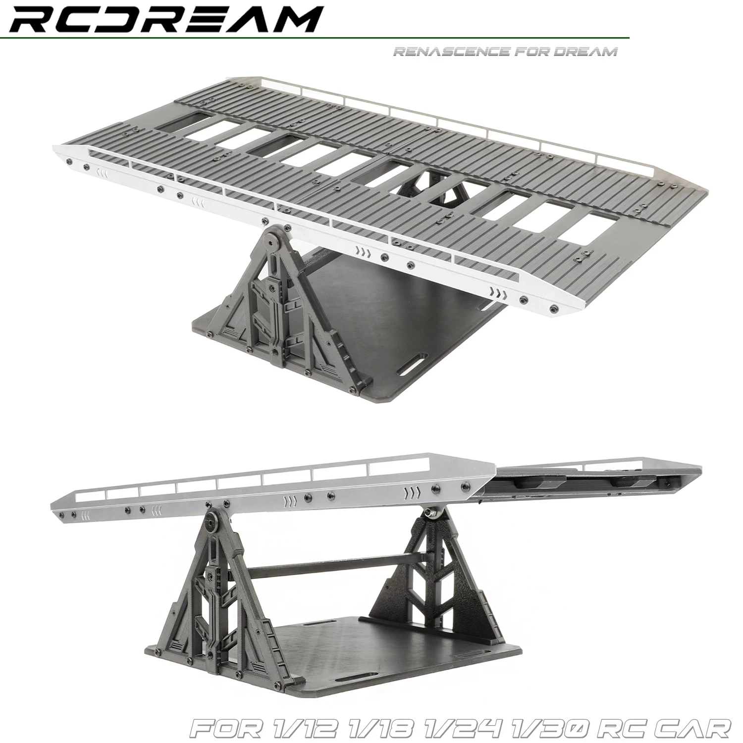 Simulation Seesaw for 1/18 1/24 1/30 SCX30 FCX24M VENTURE18 Climbing Model Car Simulation Obstacle Prop
Simulation Seesaw for 1/18 1/24 1/30 SCX30 FCX24M VENTURE18 Climbing Model Car Simulation Obstacle Prop