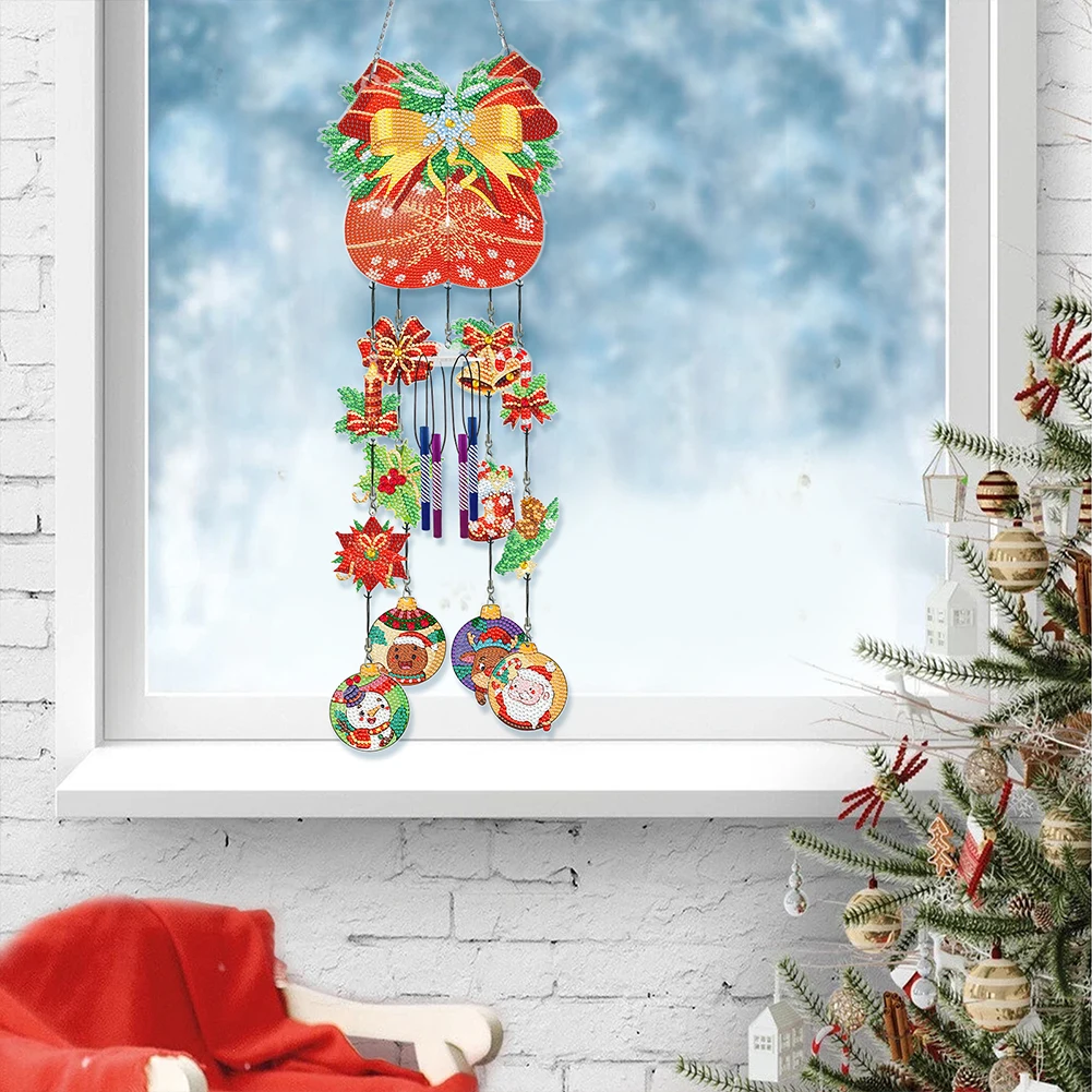 Double Sided Christmas Hanging Crystal Chime Ornament Crystal Wind Chimes Pendant Kit DIY Crystal Wind Chime for Window Decor
Double Sided Christmas Hanging Crystal Chime Ornament Crystal Wind Chimes Pendant Kit DIY Crystal Wind Chime for Window Decor