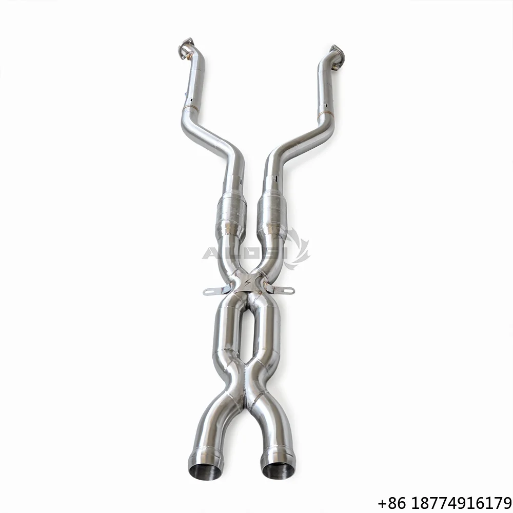 3 Inch Exhaust X-Pipe With Resonator Delete for E90 E92 E93 M3 V8 4.0L 2008-2013 Aggressive Sound Performance Upgrade
3 Inch Exhaust X-Pipe With Resonator Delete for E90 E92 E93 M3 V8 4.0L 2008-2013 Aggressive Sound Performance Upgrade