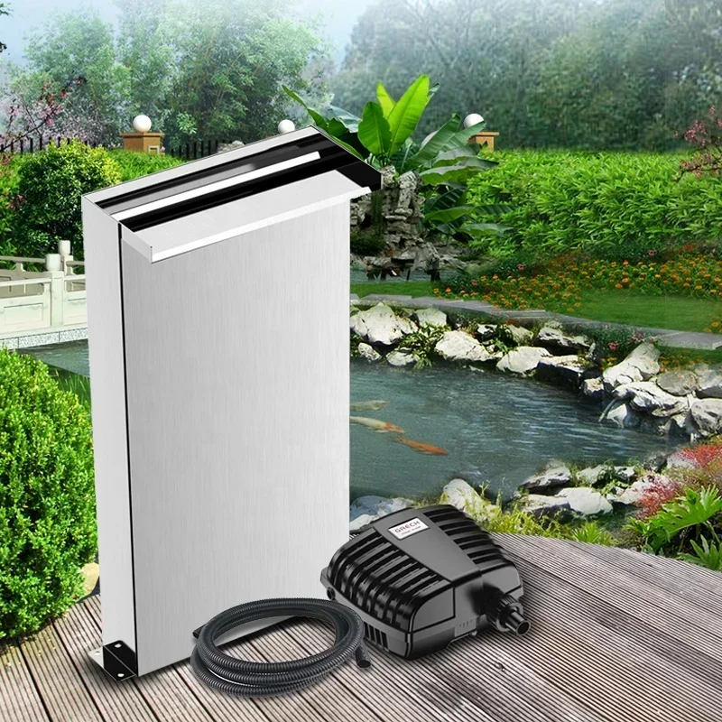 Hot sales Stainless Steel LED Waterfall Fountain For Swimming Pools With Color Changes Outdoor Garden Spillway Feature
Hot sales Stainless Steel LED Waterfall Fountain For Swimming Pools With Color Changes Outdoor Garden Spillway Feature