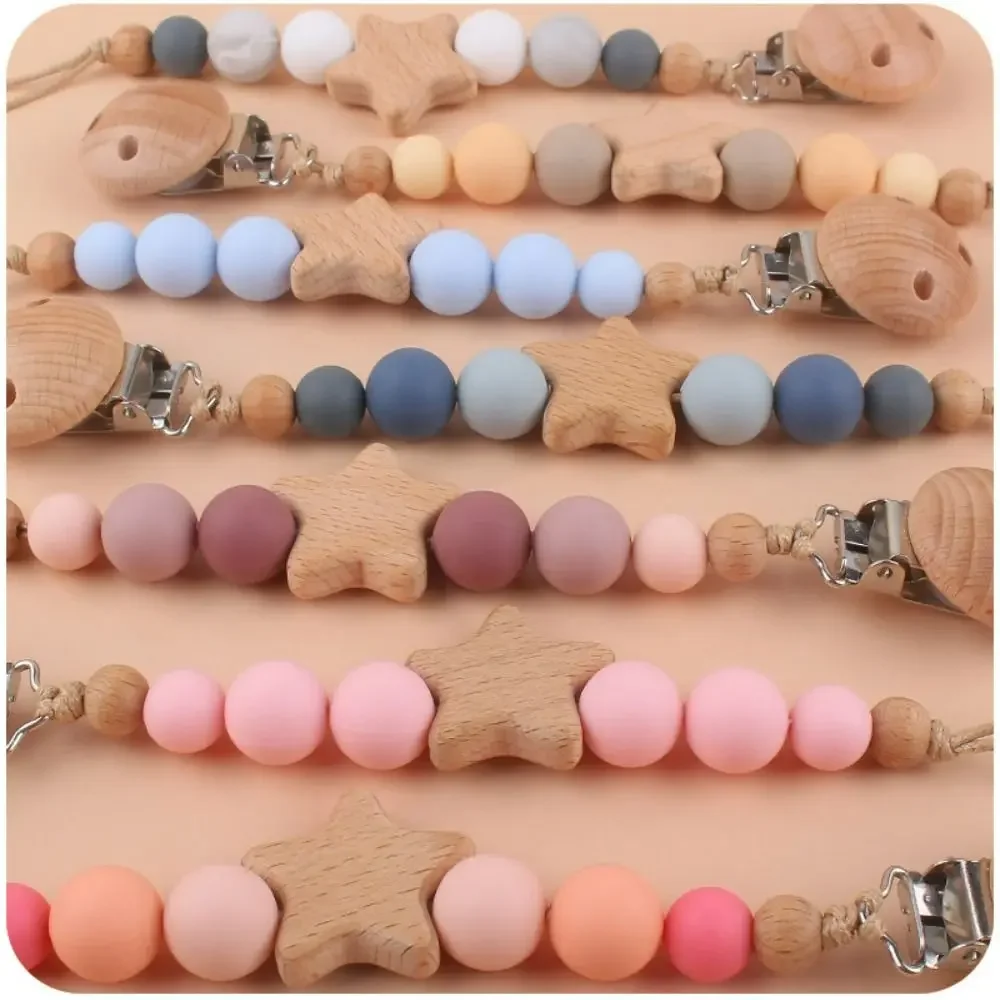 Soother Holder Nipple Holder Clips Wood Children Pacifier Holder Clips Baby Teether Toys Straps Baby Pacifier Chain Dummy Clips
Soother Holder Nipple Holder Clips Wood Children Pacifier Holder Clips Baby Teether Toys Straps Baby Pacifier Chain Dummy Clips
