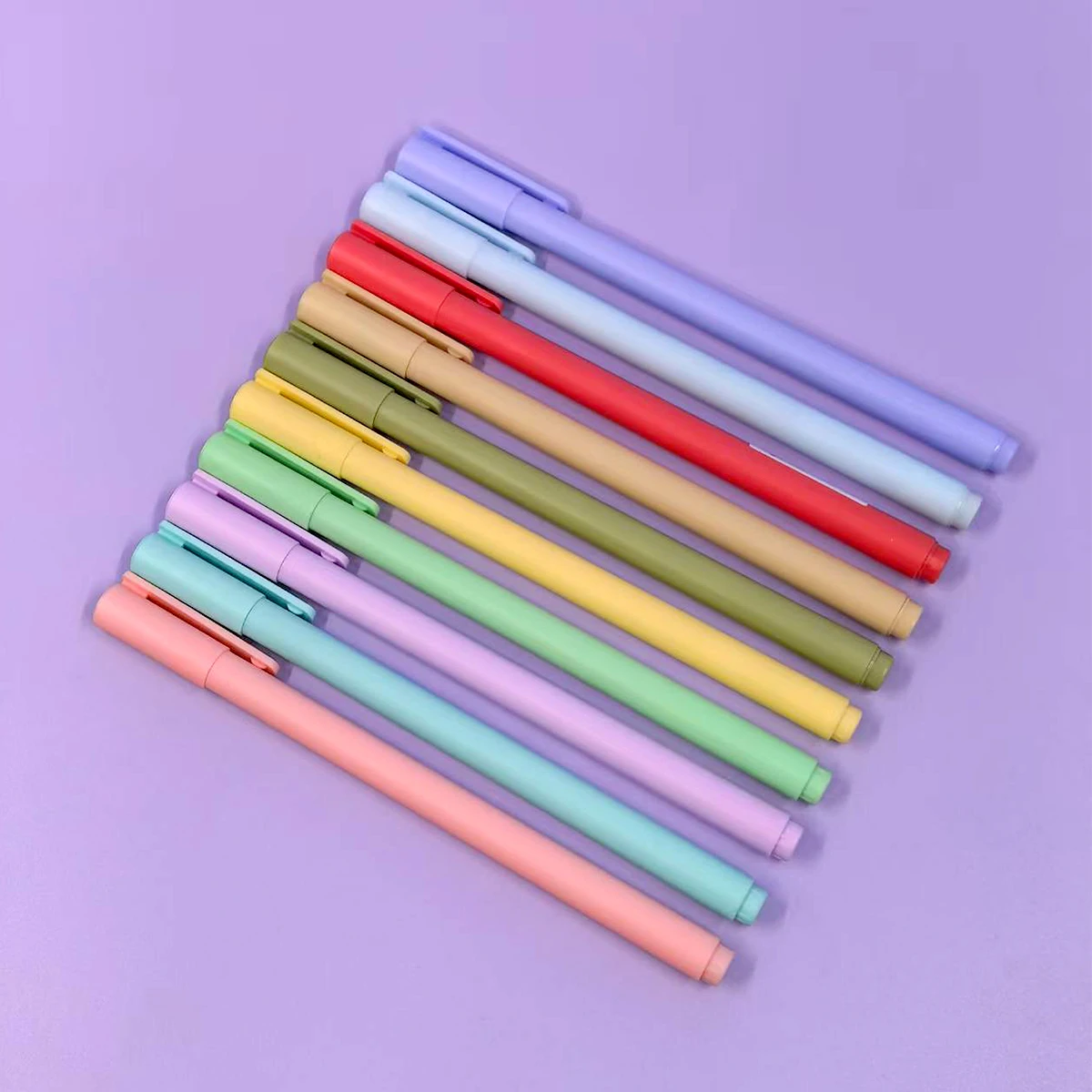 10pcs Macaron Gel Pens, 0.5mm Black Ink, Morandi Colors, Smooth Writing, for School Office & Journaling
10pcs Macaron Gel Pens, 0.5mm Black Ink, Morandi Colors, Smooth Writing, for School Office & Journaling