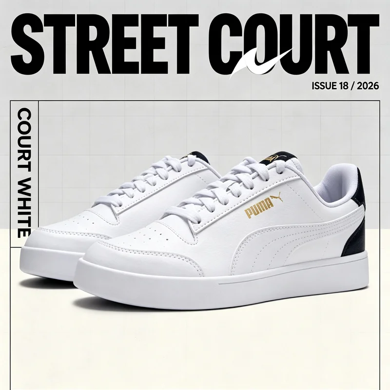2026 PUMA Low Leather Skate Sneakers Breathable Perforated Upper Classic Logo Casual Walking White Silver Sports Shoes 392290-02
2026 PUMA Low Leather Skate Sneakers Breathable Perforated Upper Classic Logo Casual Walking White Silver Sports Shoes 392290-02