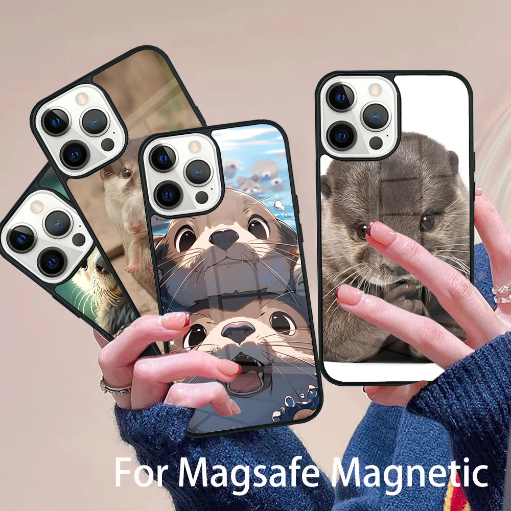 Animal otter Phone Case Magesafe Magnetic Wireless Charge Cover For IPhone 16 11 12 13 14 15 Pro Max Plus Mini
Animal otter Phone Case Magesafe Magnetic Wireless Charge Cover For IPhone 16 11 12 13 14 15 Pro Max Plus Mini