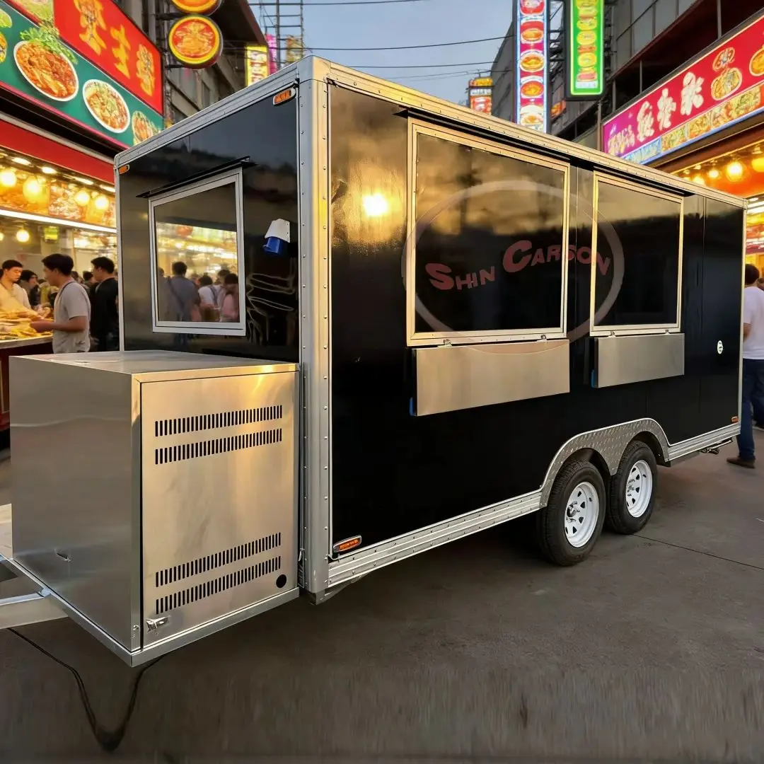 ONLYWE-Custom Color Food Truck Trailer, Full Kitchen Mobile Fast Food Truck, Ice Cream, Coffee Shop Bar, 16ft
ONLYWE-Custom Color Food Truck Trailer, Full Kitchen Mobile Fast Food Truck, Ice Cream, Coffee Shop Bar, 16ft