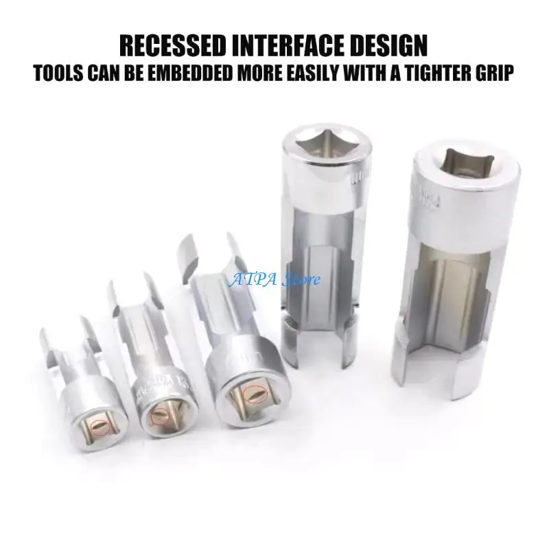 U13C 9Pcs Socket Wrench with 10-22mm Size for Oxygen Sensors and Sending Units Removal Practical Application
U13C 9Pcs Socket Wrench with 10-22mm Size for Oxygen Sensors and Sending Units Removal Practical Application