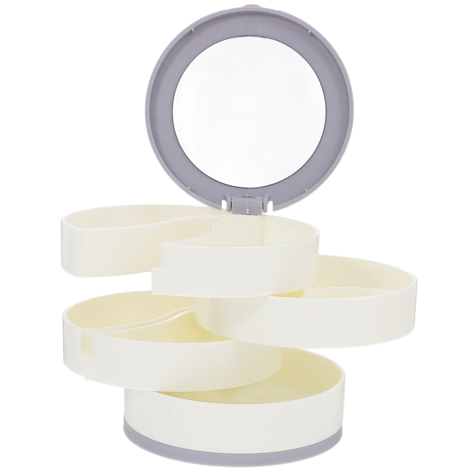Rotating 4 Layers Jewelry Box for Rings Earrings Necklaces Bracelets Storage Travel ganizer Small Trinket Container
Rotating 4 Layers Jewelry Box for Rings Earrings Necklaces Bracelets Storage Travel ganizer Small Trinket Container