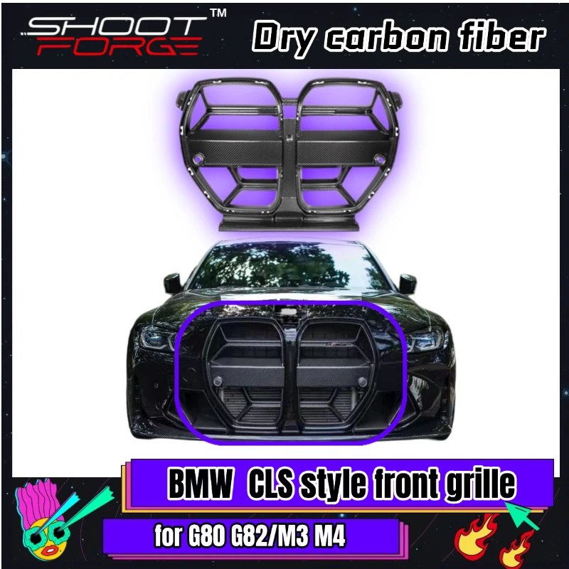BMW M3M4/G80 G82,2025 NEW 3K Dry carbon fiber CLS style Front Grille,Aerodynamic Parts|Aero Kit|Accessories & Upgrades
BMW M3M4/G80 G82,2025 NEW 3K Dry carbon fiber CLS style Front Grille,Aerodynamic Parts|Aero Kit|Accessories & Upgrades