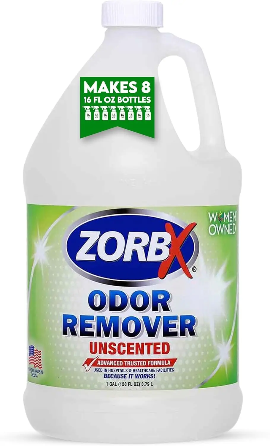 Unscented Odor Eliminator Spray 1 Gallon - Hospital-Grade Formula for Home, Carpet, Car, Pets
Unscented Odor Eliminator Spray 1 Gallon - Hospital-Grade Formula for Home, Carpet, Car, Pets