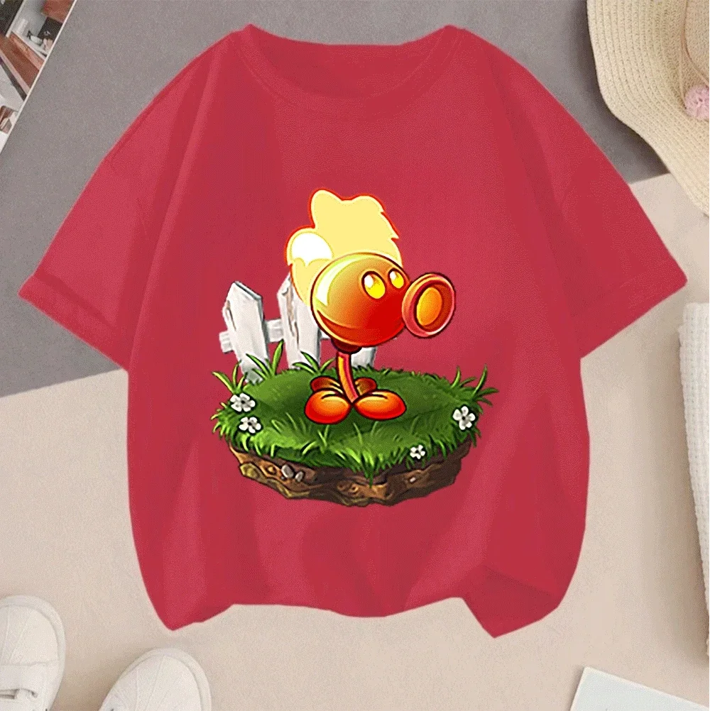 2026 Hot Sale Casual Summer New Short Sleeve T Shirt Plants Vs Zombies Cartoon 2D Print For Teenagers Boys Girls Kids
2026 Hot Sale Casual Summer New Short Sleeve T Shirt Plants Vs Zombies Cartoon 2D Print For Teenagers Boys Girls Kids